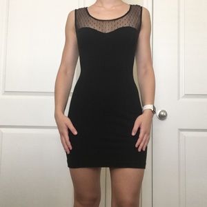 Betsy Johnson black bodycon dress