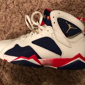 Jordan 7 tinker Olympic signature
