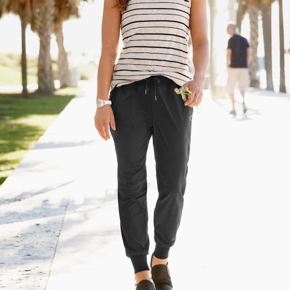 Athleta Metro Jogger Pants legging Workout  Sz L