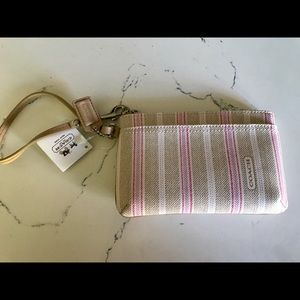 NWT Summer Coach Wristlet