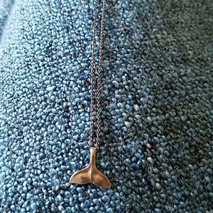 Whale tail necklace