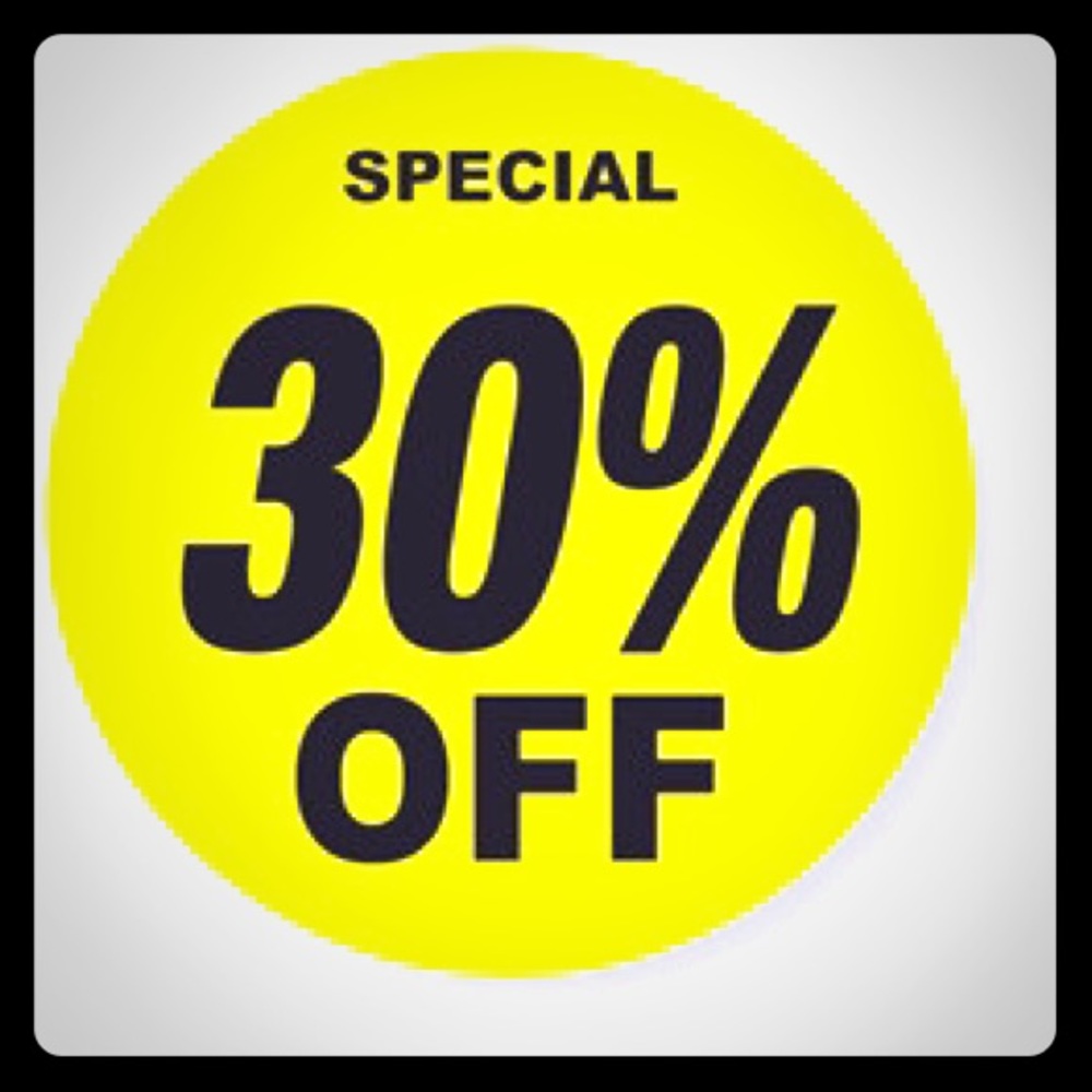30% off when you bundle 2 or more items!!