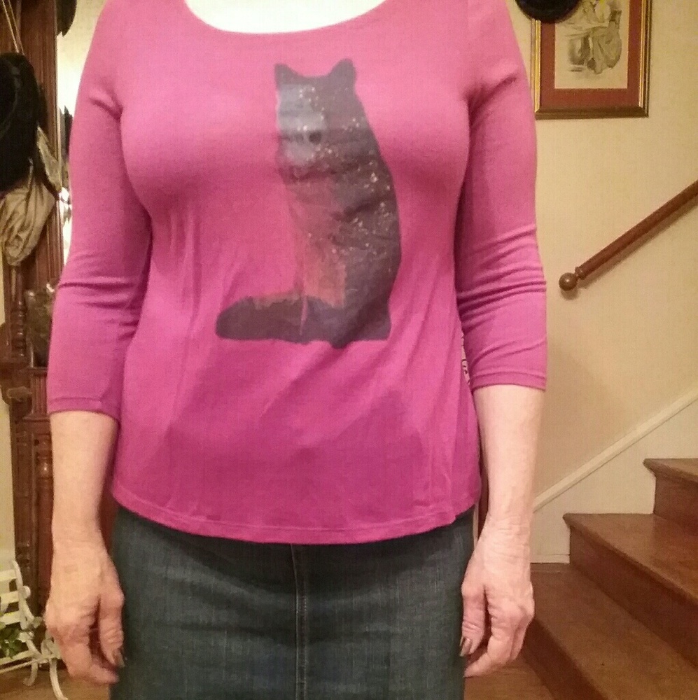 Mudd Magenta Tee Shirt