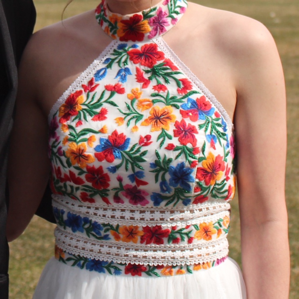 2 piece Sherri hill prom dress! Worn once.