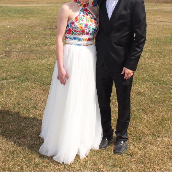 2 piece Sherri hill prom dress! Worn once. - Picture 2 of 3