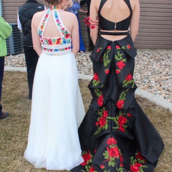 2 piece Sherri hill prom dress! Worn once. - Picture 3 of 3