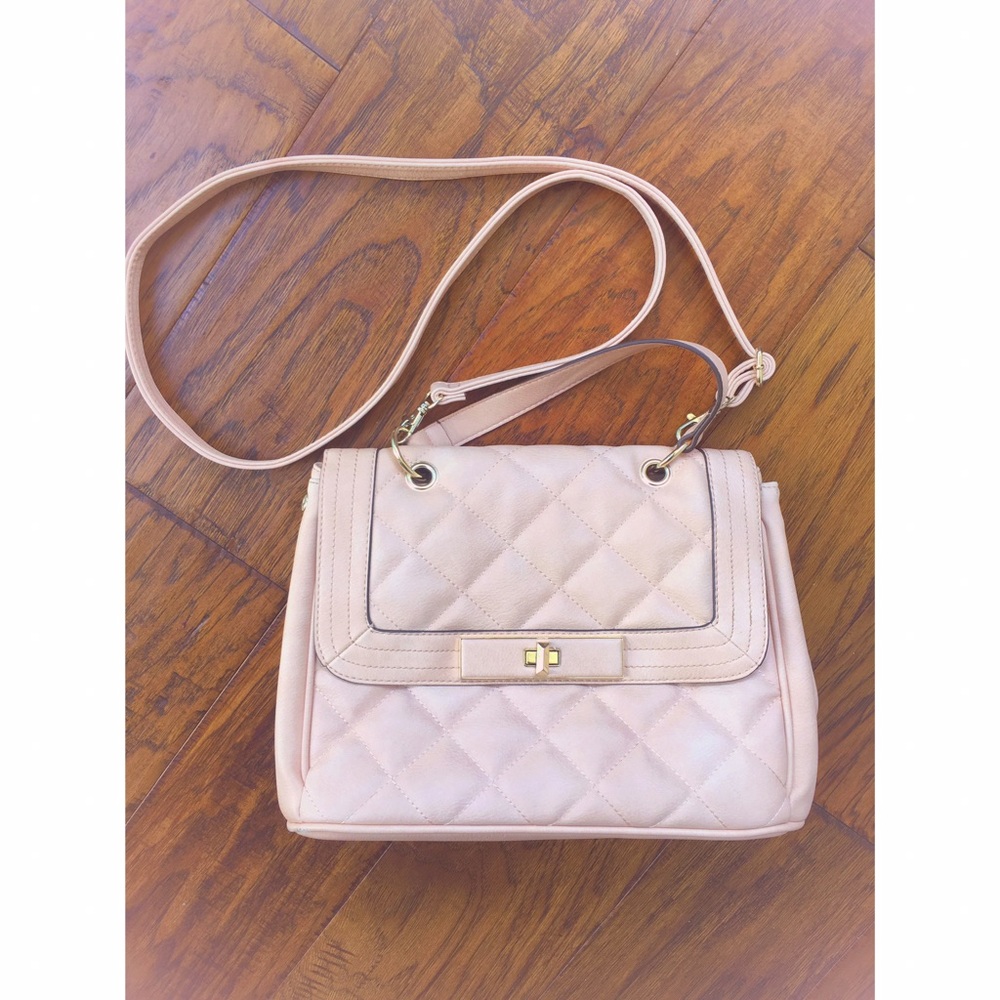 Blush handbag