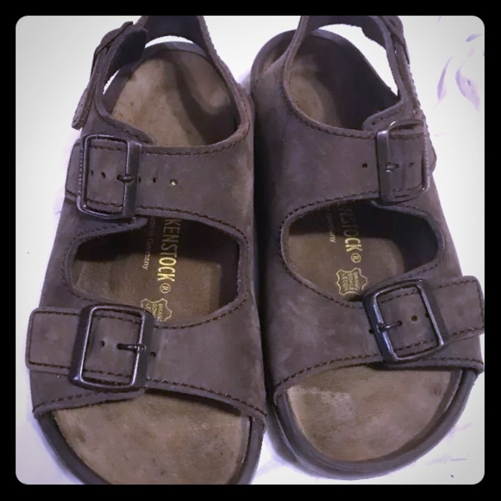 Birkenstock 10/41 real leather great for the beach