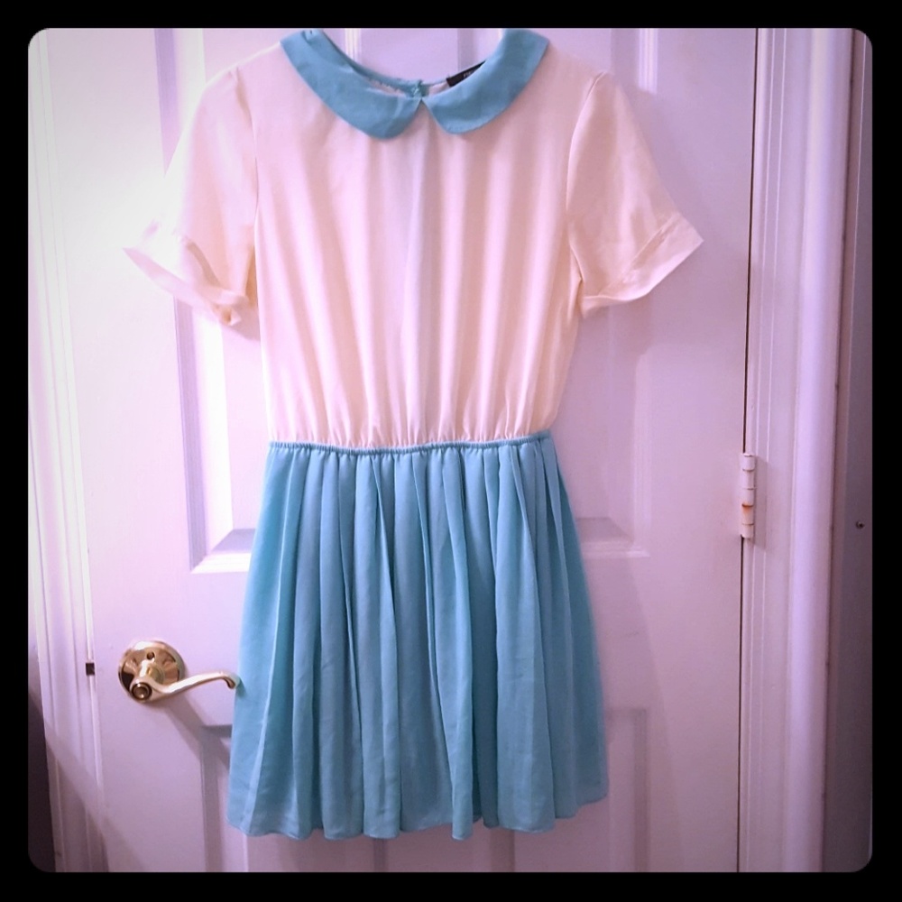 90's Style Collar Dress