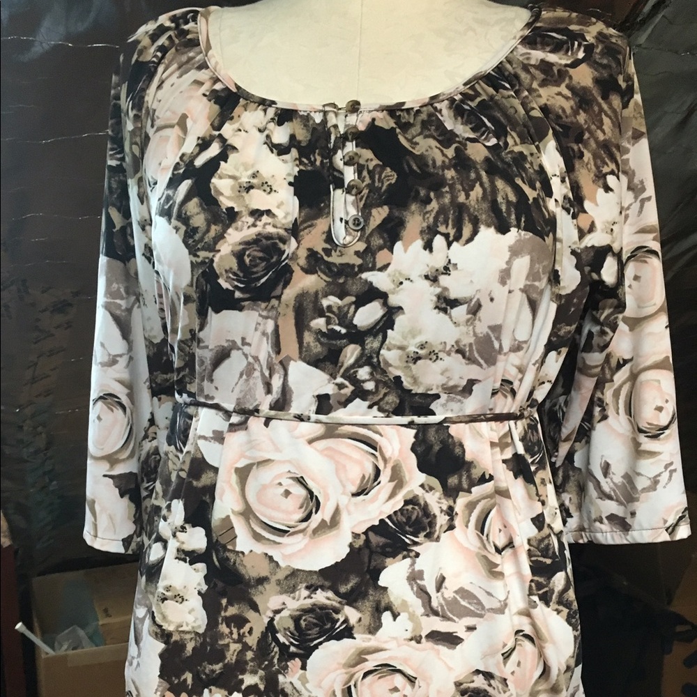 Expected Lilac Maternity 3/4 length sleeves