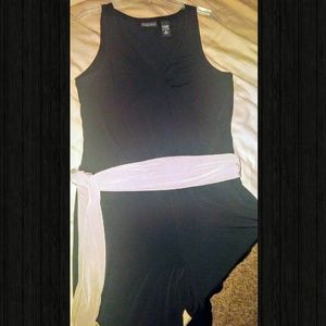 New York & Company Black Jumpsuit size Medium