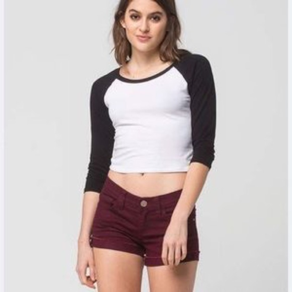RSQ brand Maroon shorts!