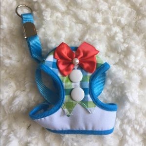 Adorable bow tie pet harness🐾