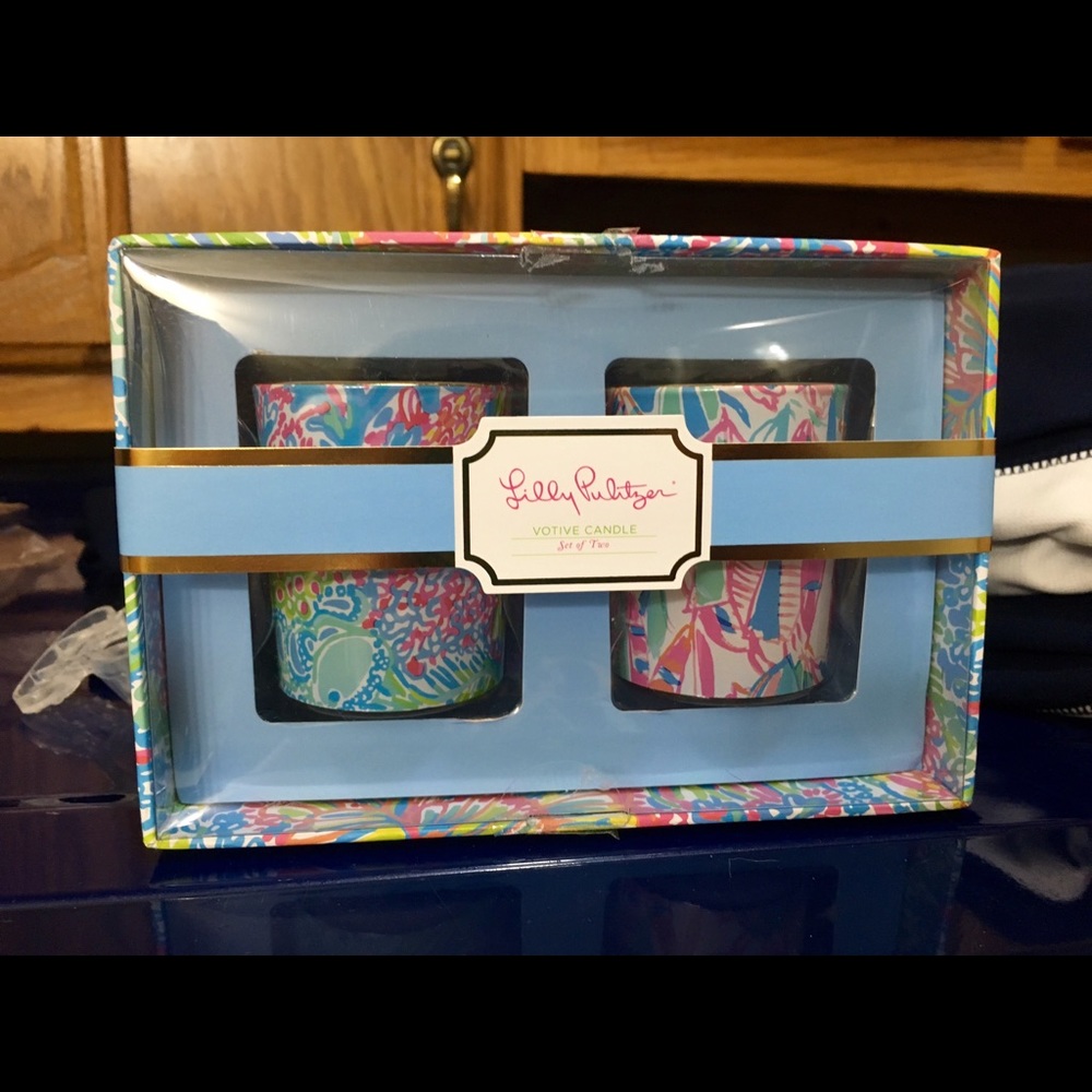 Lilly Pulitzer candles