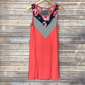 Coral dress