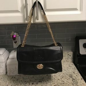 Coach leather handbag