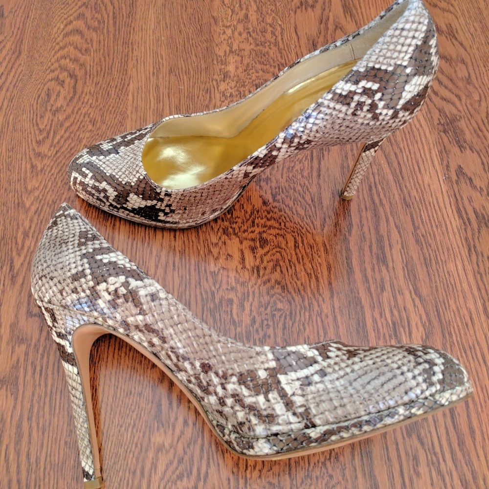 Coach Nala Python Heels - image 1