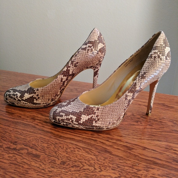 Coach Nala Python Heels - Picture 2 of 8