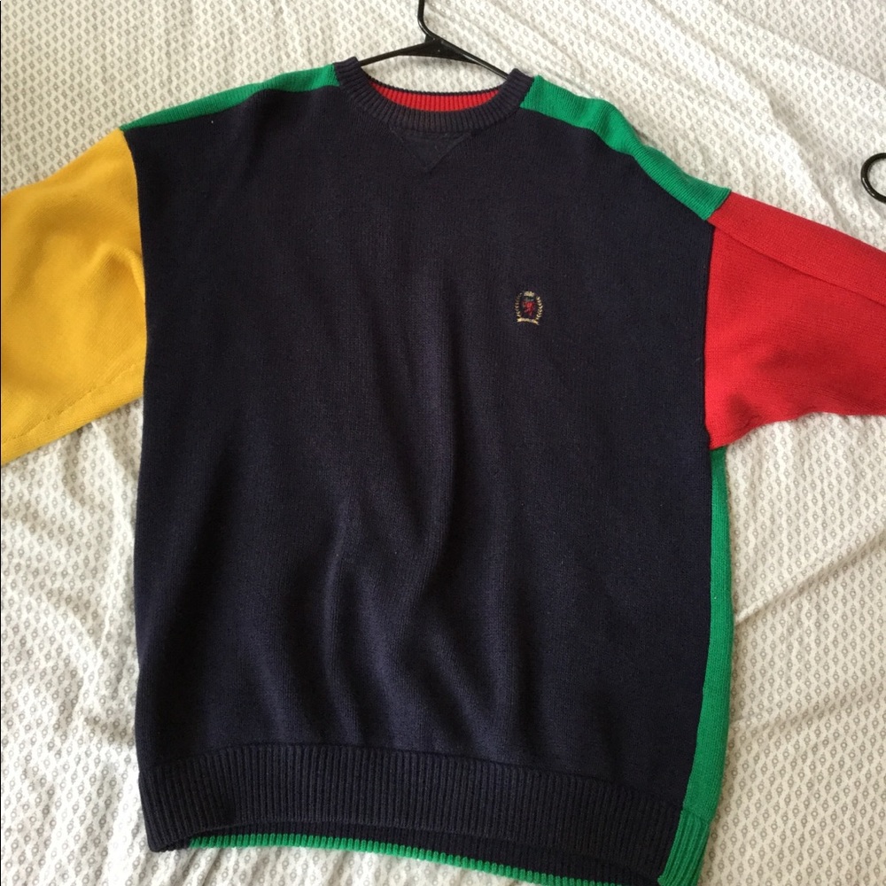Vintage Tommy Hilfiger Color Block Sweater