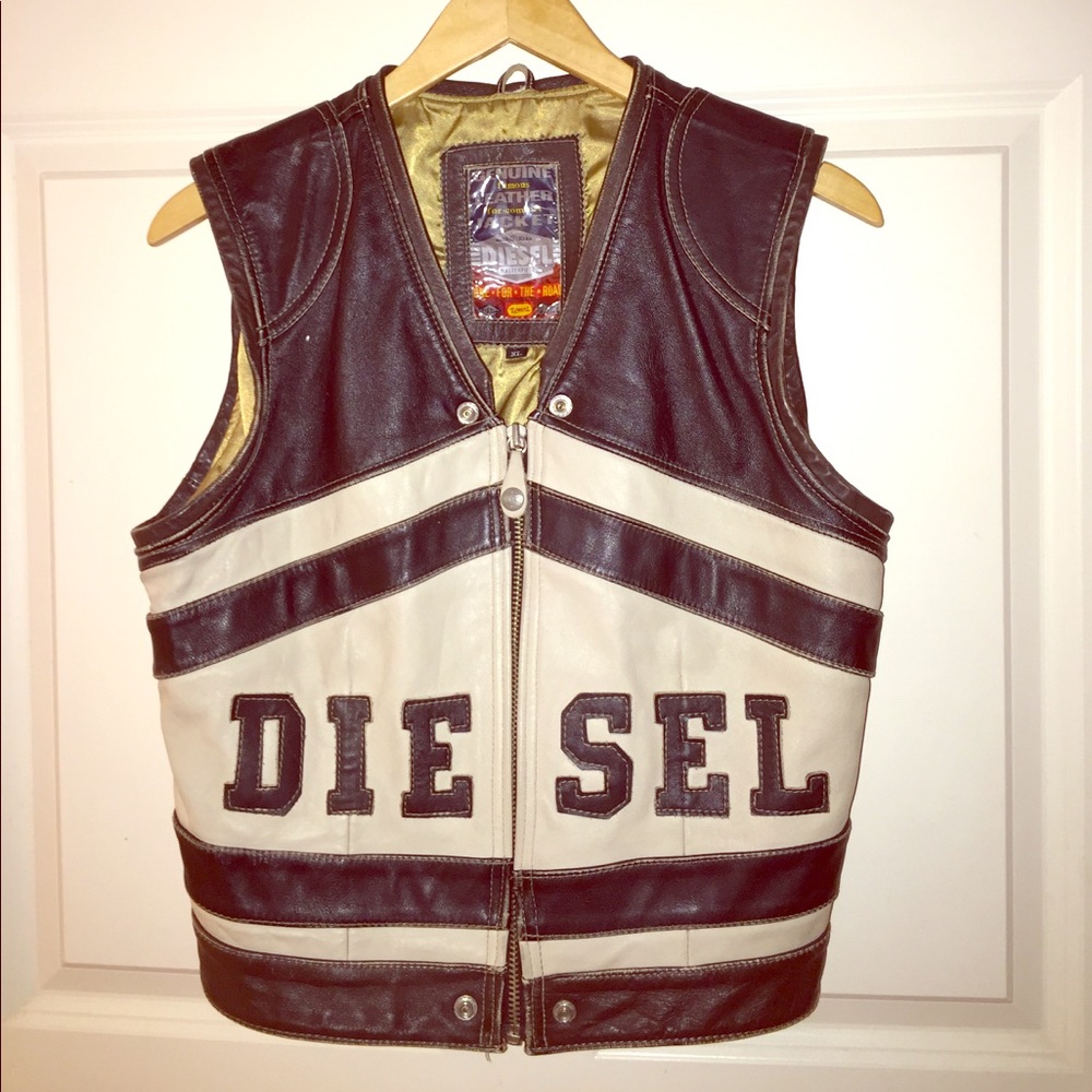 Diesel Leather Vest