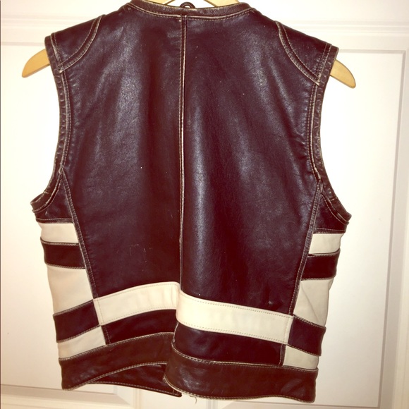 Diesel Leather Vest - Picture 2 of 4