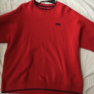 Red USA Crewneck