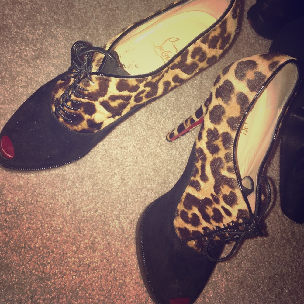 Leopard booties