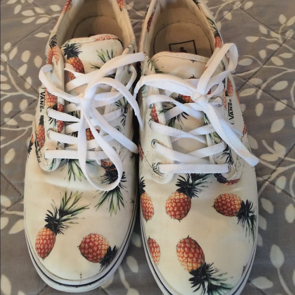Pineapple print Vans