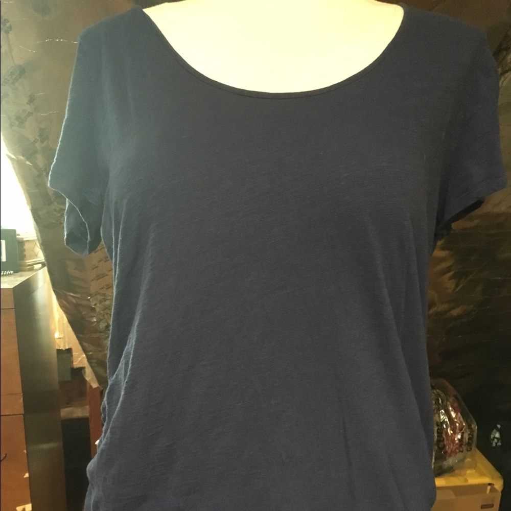 Old Navy Maternity Short Sleeved shirt in Navy