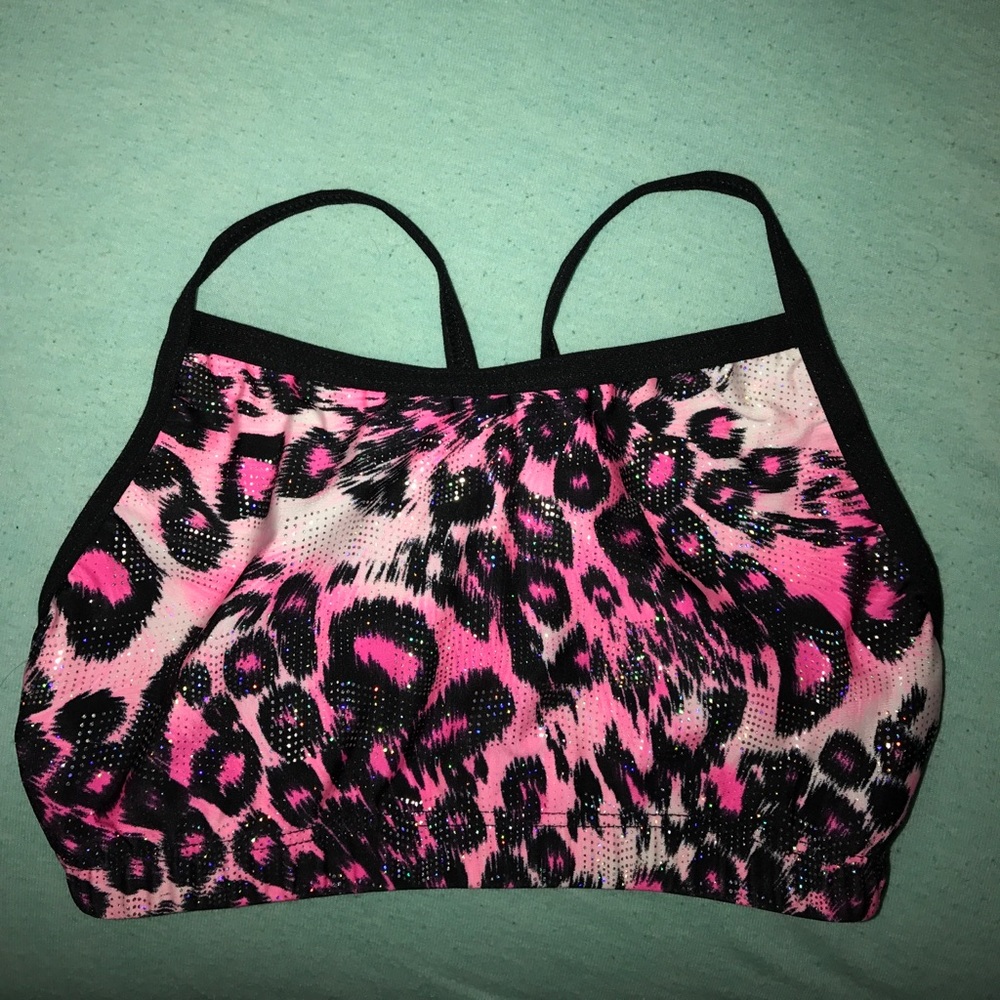 Cheetah sports bra