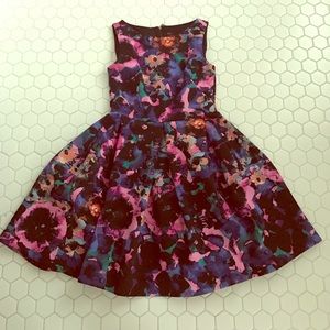 Just Taylor Floral A-Line Dress.