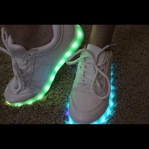 Light up rave sneakers