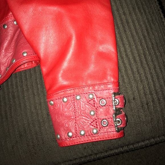 RARE RARE --H-D RED LEATHER 100TH Commemorative - Picture 4 of 8