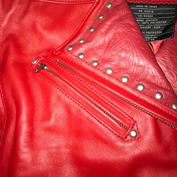 RARE RARE --H-D RED LEATHER 100TH Commemorative - Picture 5 of 8