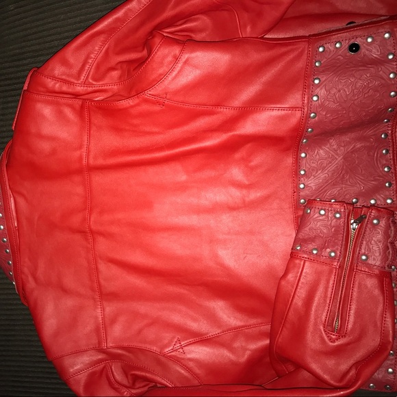 RARE RARE --H-D RED LEATHER 100TH Commemorative - Picture 6 of 8