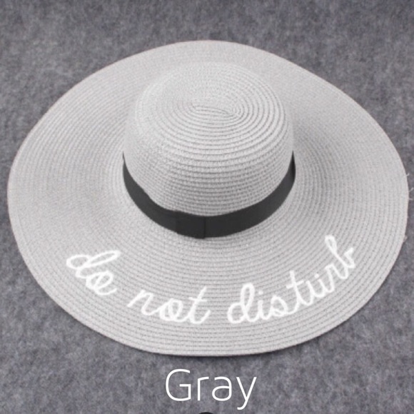 DO NOT DISTURB Embroidered Sunhat - Picture 2 of 2
