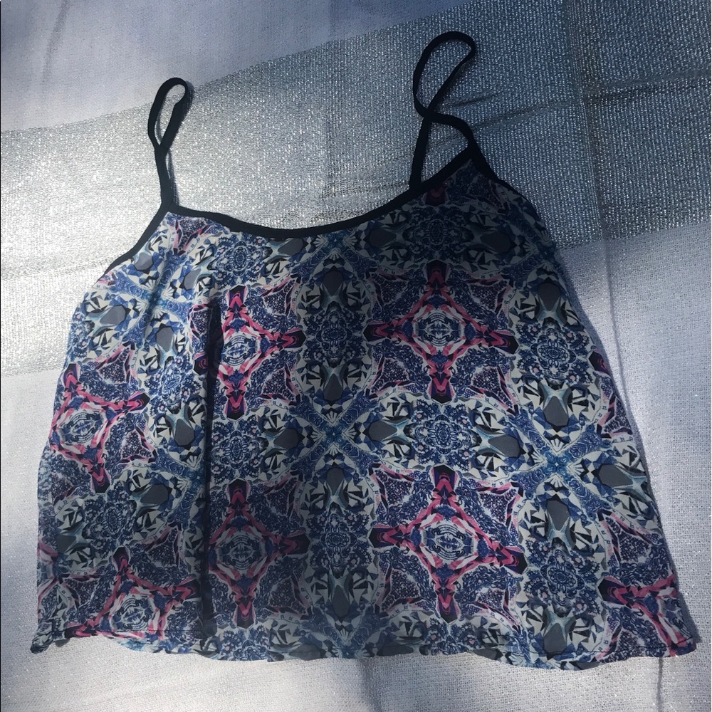 Kaleidoscope Print Tank Top