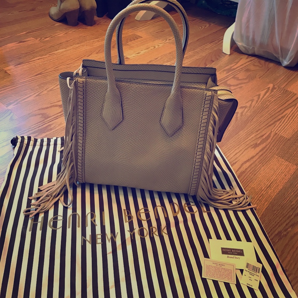 Henri Bendel Rivington Fringe Tote