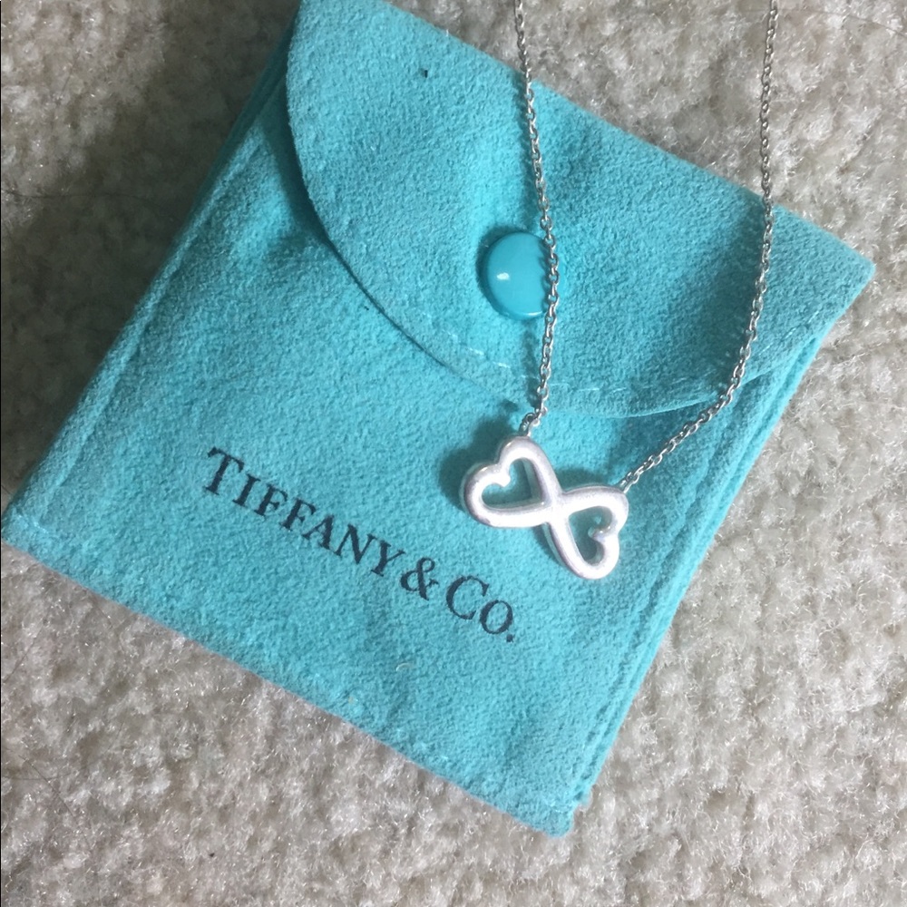 Tiffany & Co infinity heart necklace