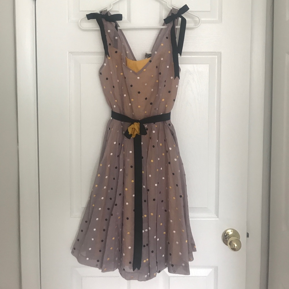 NWT cotton organdy embroidered dress