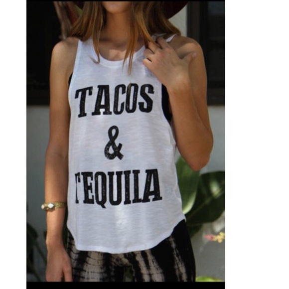 ✨LAST ONE ✨Tacos and Tequila tank - Picture 4 of 4