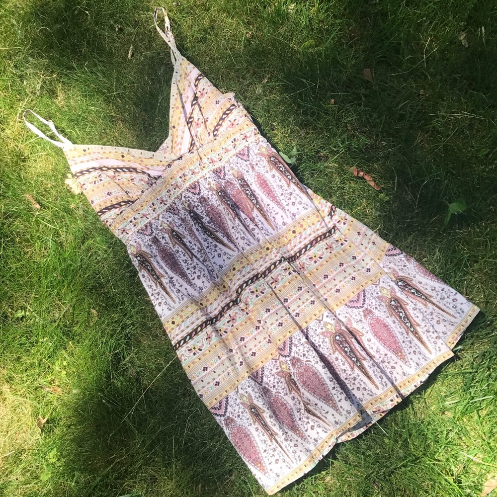 Pastel Paisley Summer Dress