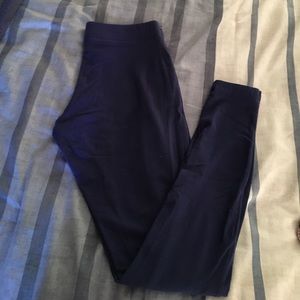 Express navy blue leggings