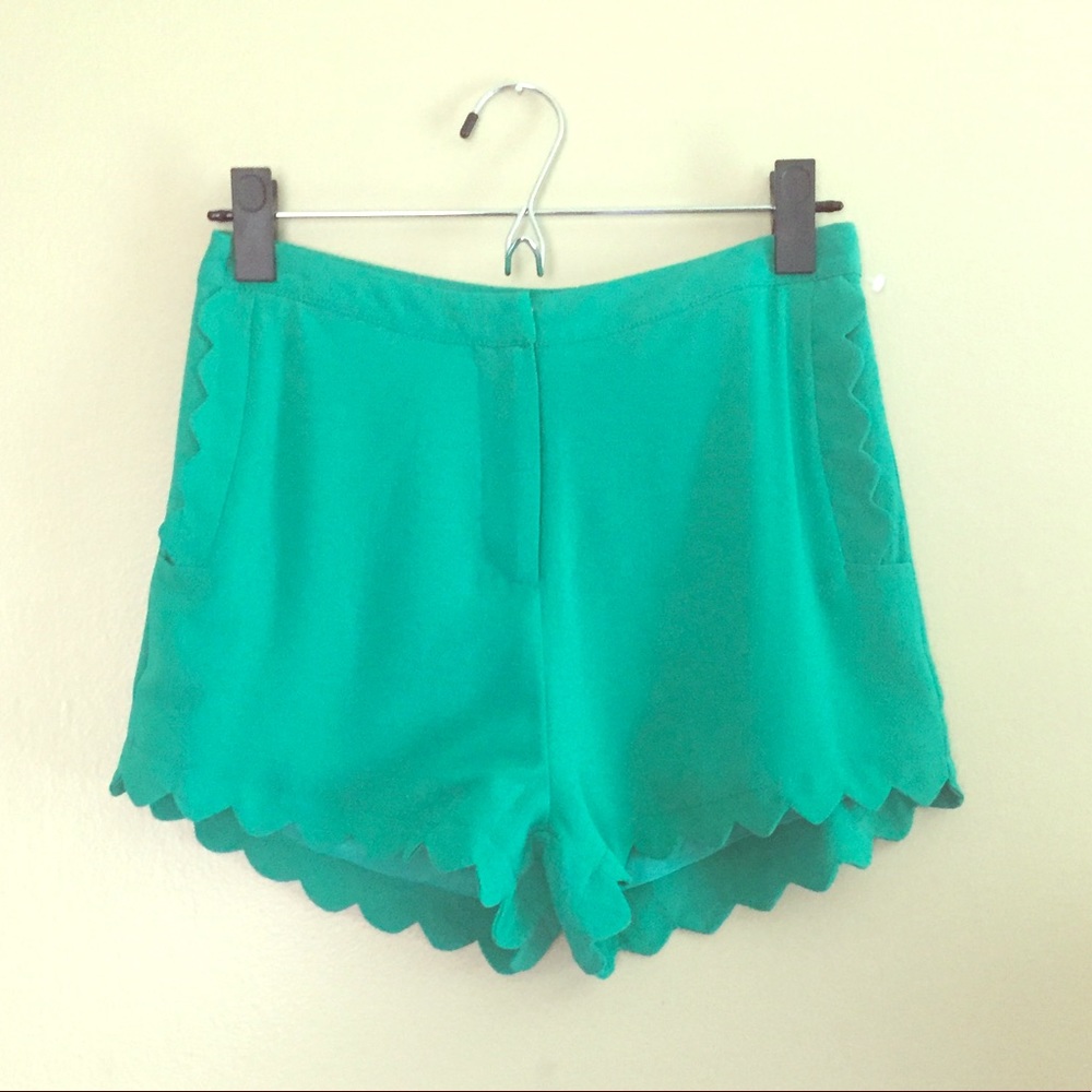 LUSH Scalloped Shorts