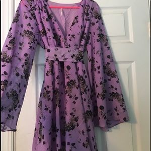 Free People floral wrap dress worn once like new