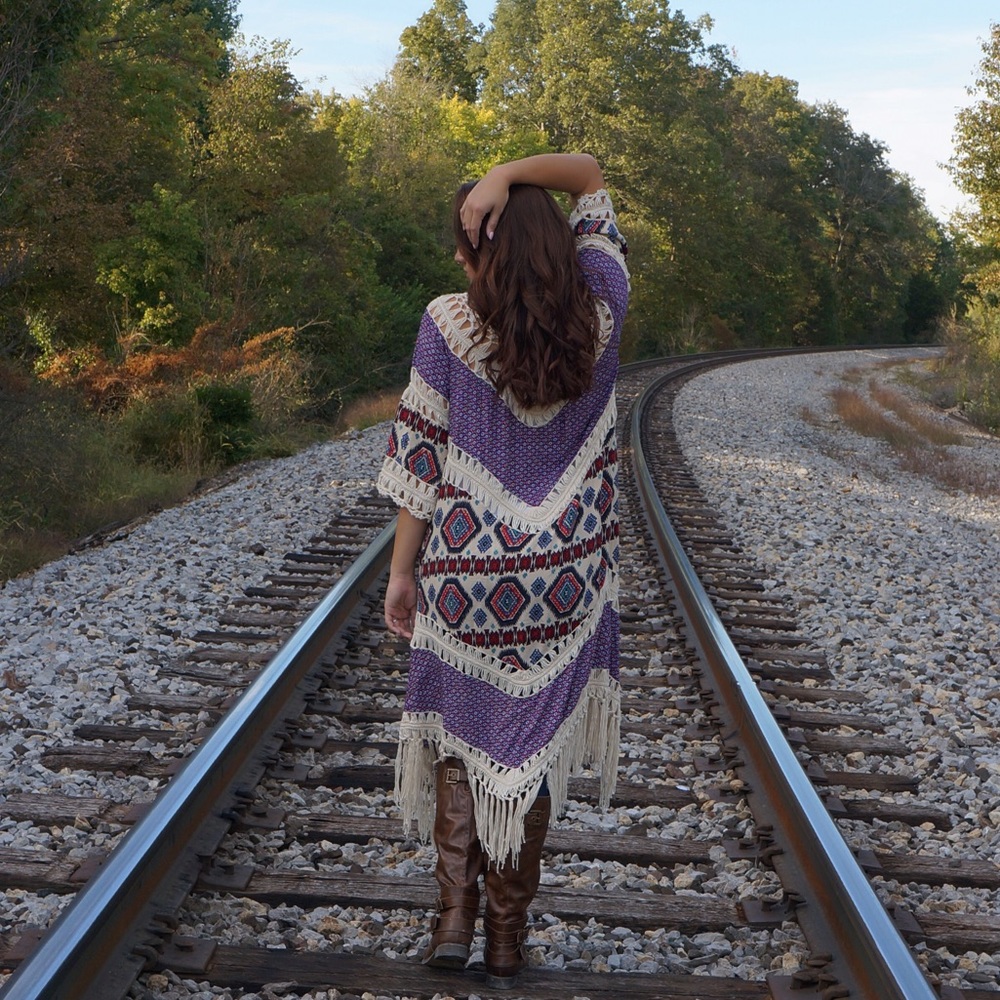 Tassel Kimono/Cover-up