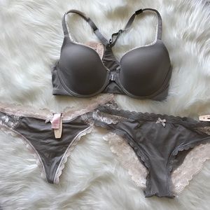NWT Victoria Secret Body Bra and 2 Panties