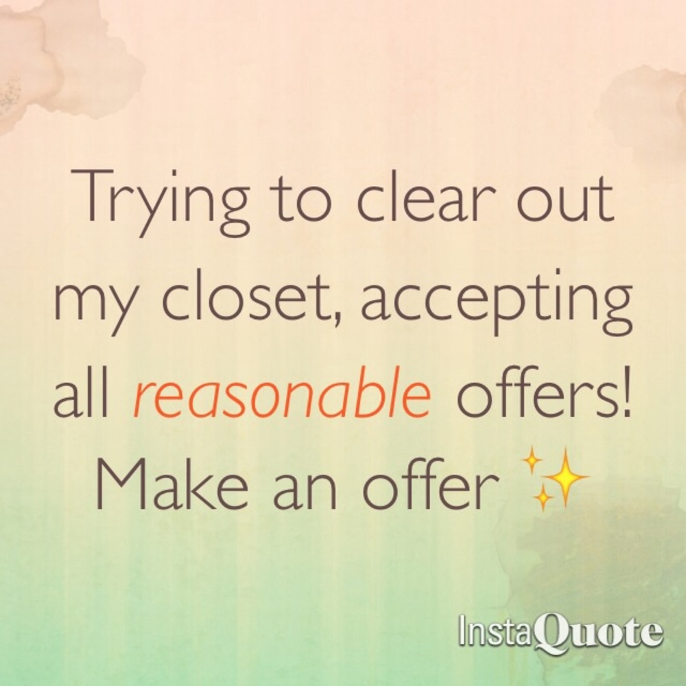 MAKE AN OFFER!!