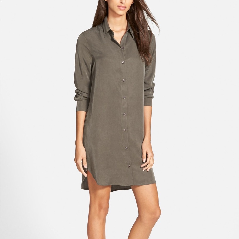 NWT button down shirt dress