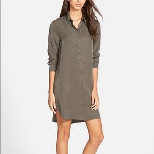 NWT button down shirt dress